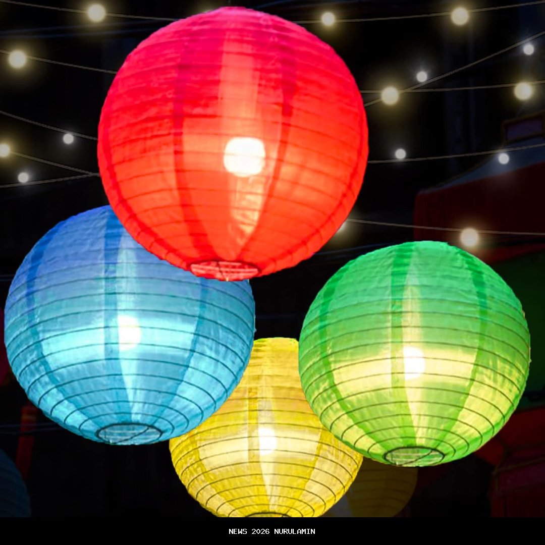 Lampion Puluhan Warnai Cacaban Ekraft Festival 2025, Dorong Ekonomi Kreatif Tegal