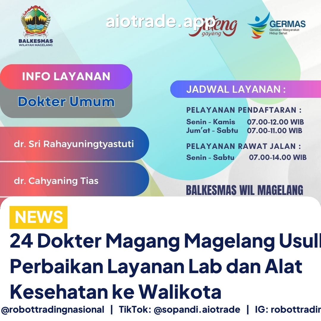24 Dokter Magang Magelang Usulkan Perbaikan Layanan Lab dan Alat Kesehatan ke Walikota