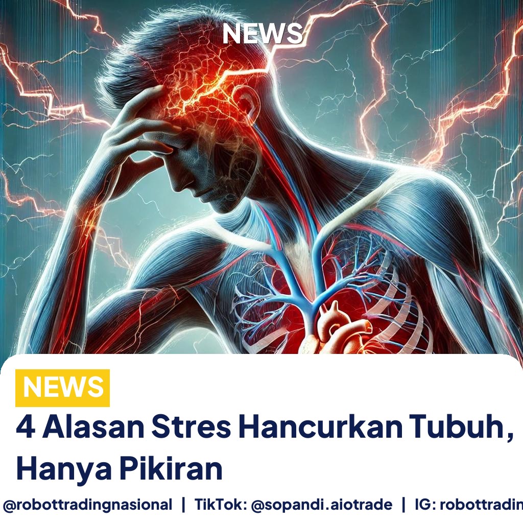 4 Alasan Stres Hancurkan Tubuh, Bukan Hanya Pikiran