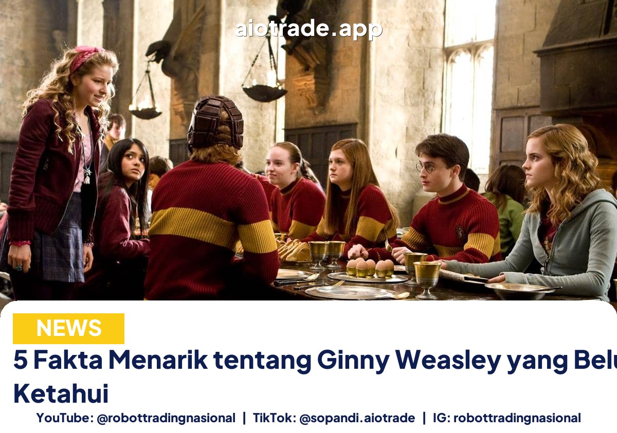 5 Fakta Menarik tentang Ginny Weasley yang Belum Kamu Ketahui