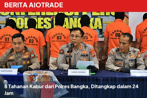 8 Tahanan Kabur dari Polres Bangka, Ditangkap dalam 24 Jam