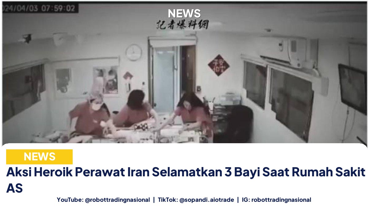 Aksi Heroik Perawat Iran Selamatkan 3 Bayi Saat Rumah Sakit Diserang AS