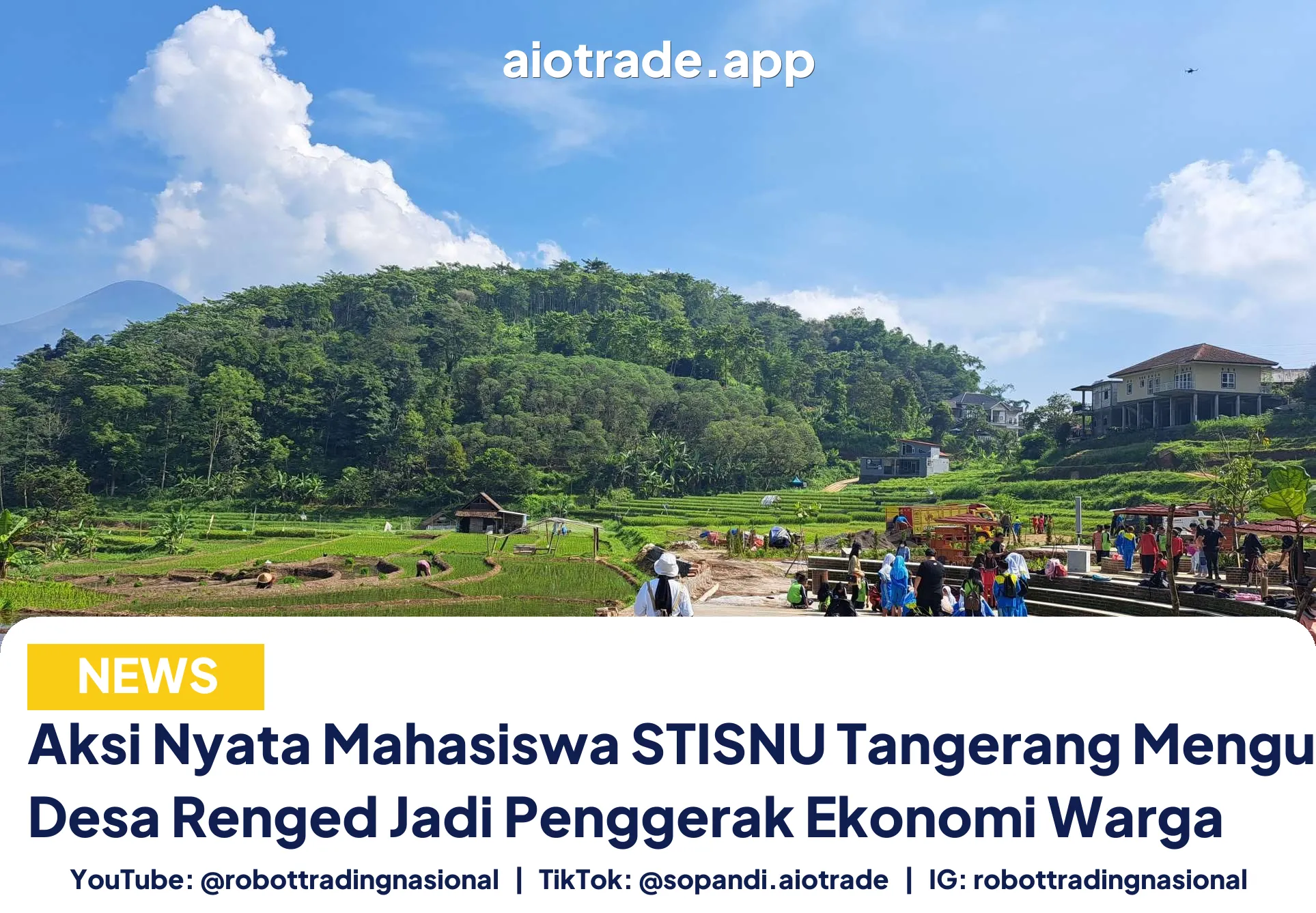 Aksi Nyata Mahasiswa STISNU Tangerang Mengubah Koperasi Desa Renged Jadi Penggerak Ekonomi Warga