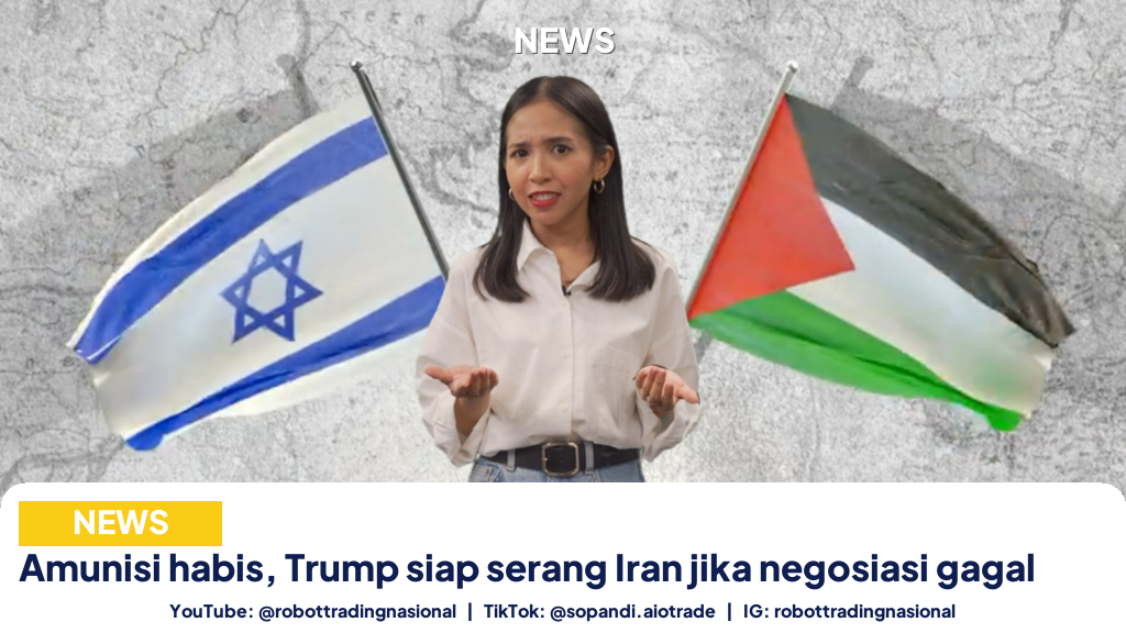 Amunisi habis, Trump siap serang Iran jika negosiasi gagal