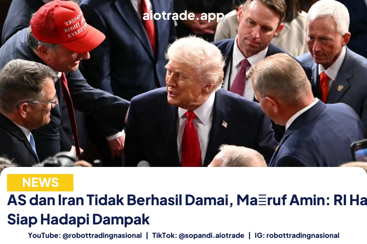 AS dan Iran Tidak - AS dan Iran Tidak Berhasil Damai, Ma�ruf Amin: RI  pt 3