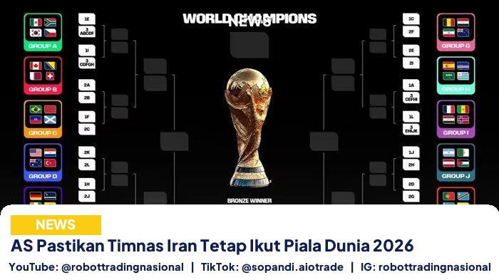 AS Pastikan Timnas Iran Tetap Ikut Piala Dunia 2026