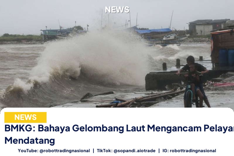 BMKG: Bahaya Gelombang Laut Mengancam Pelayaran NTT 3 Hari Mendatang