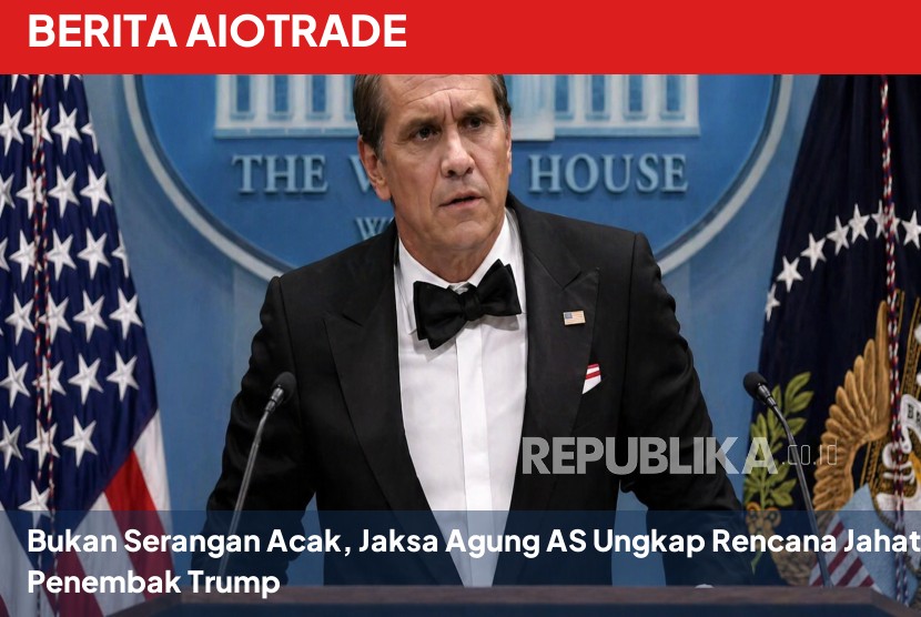 Bukan Serangan Acak, Jaksa Agung AS Ungkap Rencana Jahat Penembak Trump