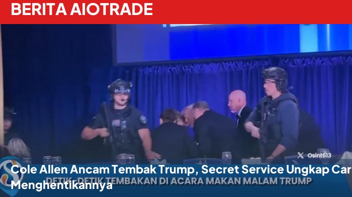 Cole Allen Ancam Tembak Trump, Secret Service Ungkap Cara Menghentikannya