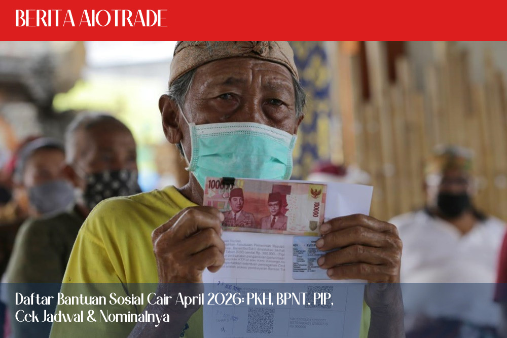Daftar Bantuan Sosial Cair April 2026: PKH, BPNT, PIP, Cek Jadwal & Nominalnya