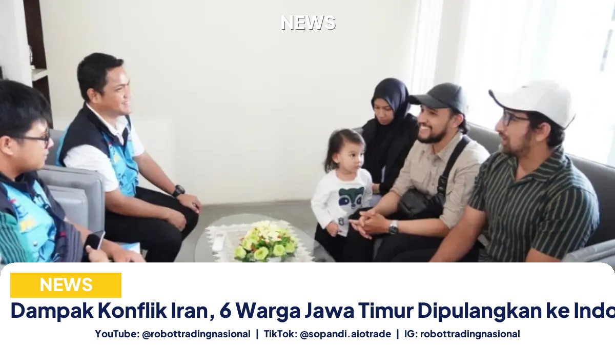 Dampak Konflik Iran, 6 Warga Jawa Timur Dipulangkan ke Indonesia