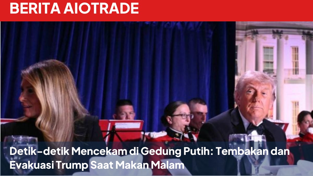 Detik-detik Mencekam di Gedung Putih: Tembakan dan Evakuasi Trump Saat Makan Malam