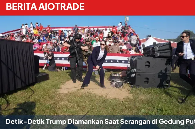 Detik-Detik Trump Diamankan Saat Serangan di Gedung Putih