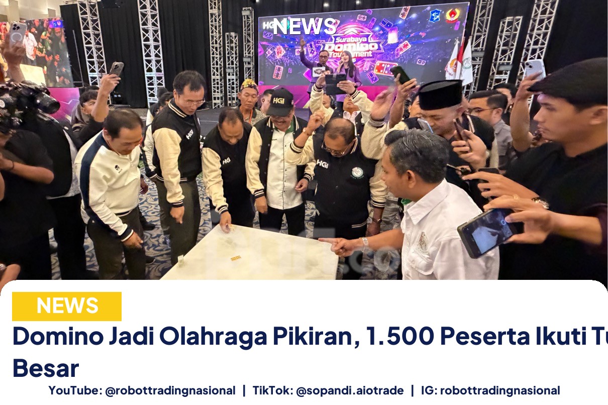Domino Jadi Olahraga Pikiran, 1.500 Peserta Ikuti Turnamen Besar