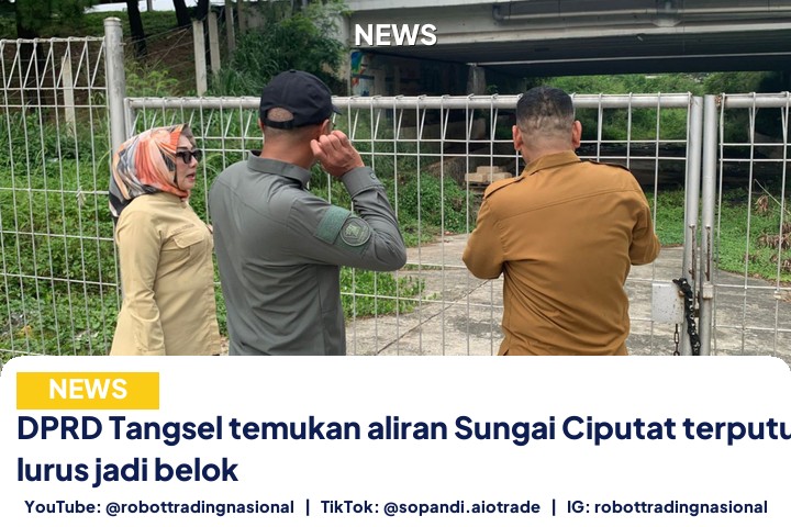 DPRD Tangsel temukan aliran - DPRD Tangsel temukan aliran Sungai Ciputat terputu pt 2