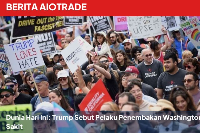 Dunia Hari Ini: Trump Sebut Pelaku Penembakan Washington Sakit