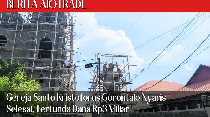 Gereja Santo Kristoforus Gorontalo Nyaris Selesai, Tertunda Dana Rp3 Miliar