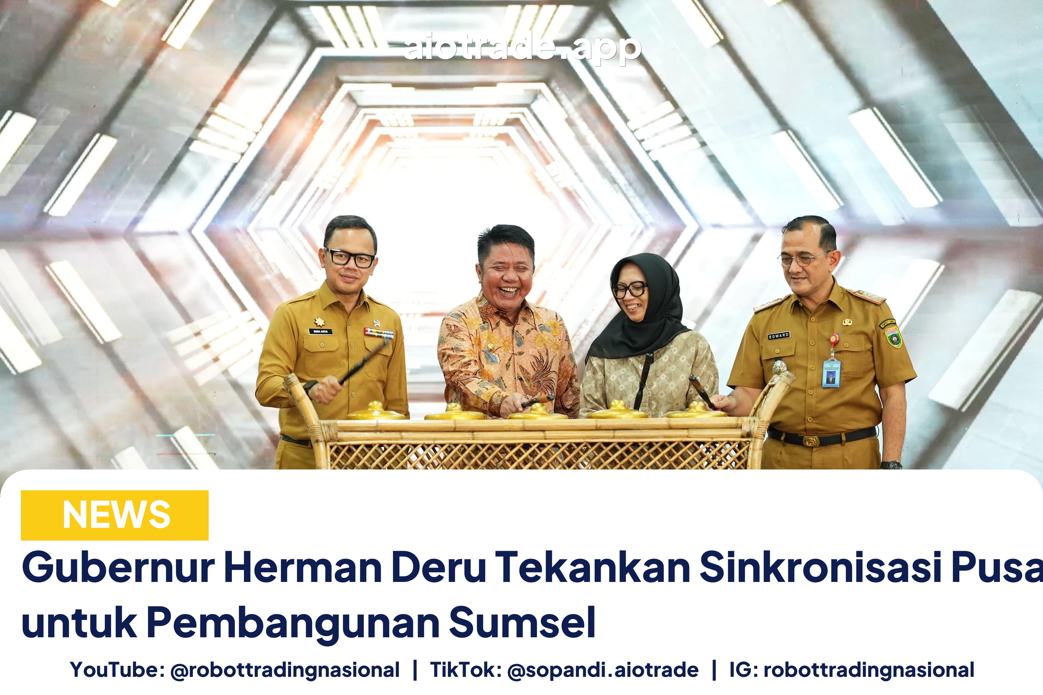 Gubernur Herman Deru Tekankan - Gubernur Herman Deru Tekankan Sinkronisasi Pusat-D pt 1