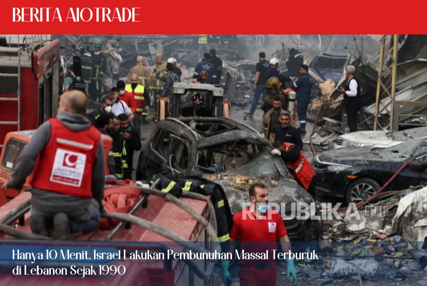 Hanya 10 Menit, Israel Lakukan Pembunuhan Massal Terburuk di Lebanon Sejak 1990