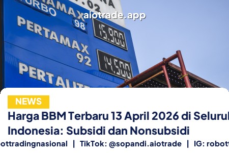 Harga BBM Terbaru 13 April 2026 di Seluruh Indonesia: Subsidi dan Nonsubsidi