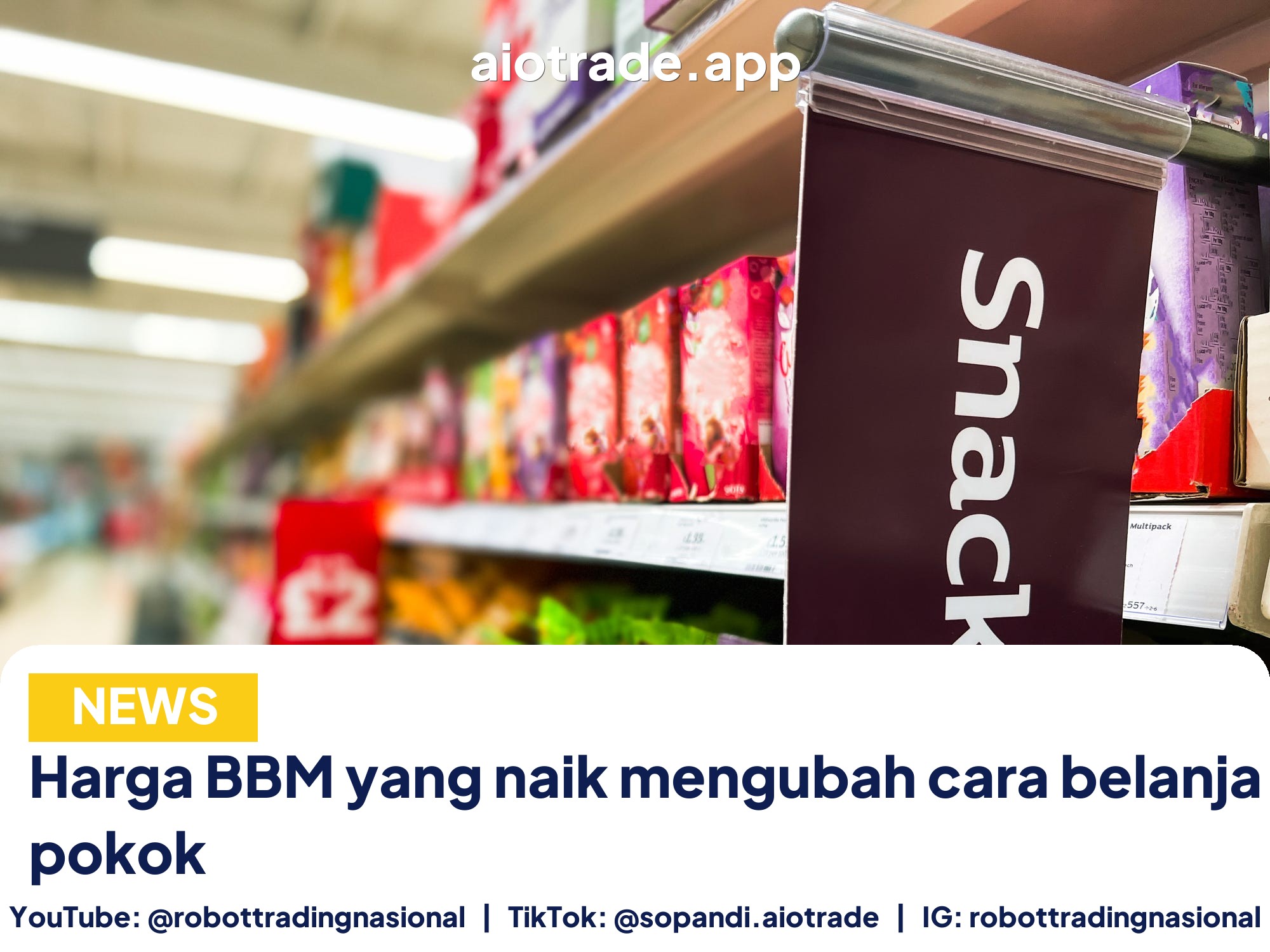 Harga BBM yang naik - Harga BBM yang naik mengubah cara belanja kebutuha pt 1