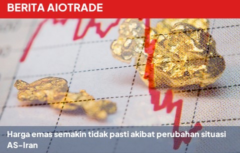 Harga emas semakin tidak pasti akibat perubahan situasi AS-Iran