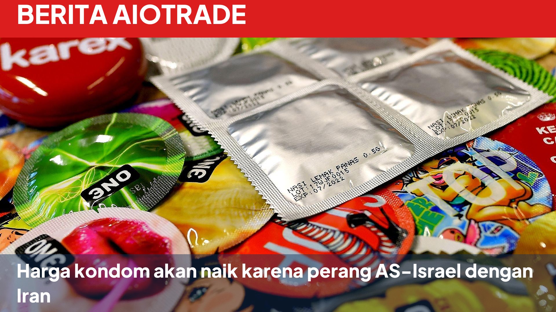 Harga kondom akan naik karena perang AS-Israel dengan Iran