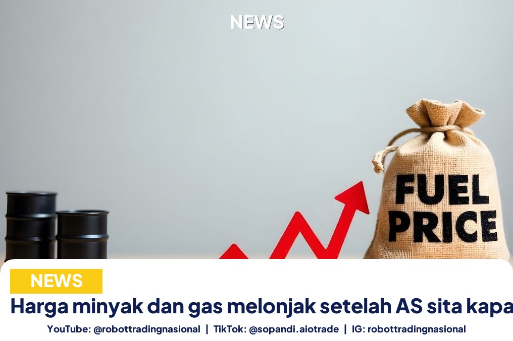 Harga minyak dan gas melonjak setelah AS sita kapal Iran