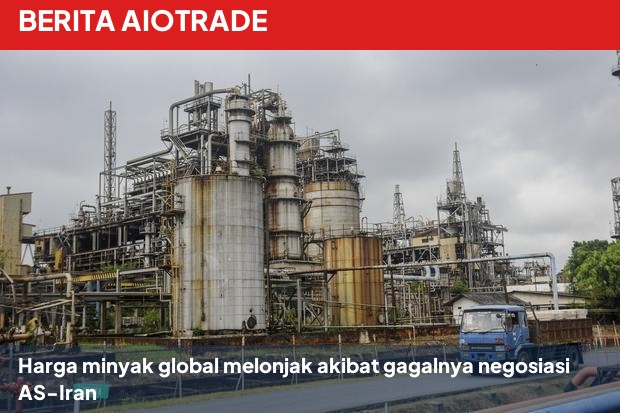 Harga minyak global melonjak akibat gagalnya negosiasi AS-Iran