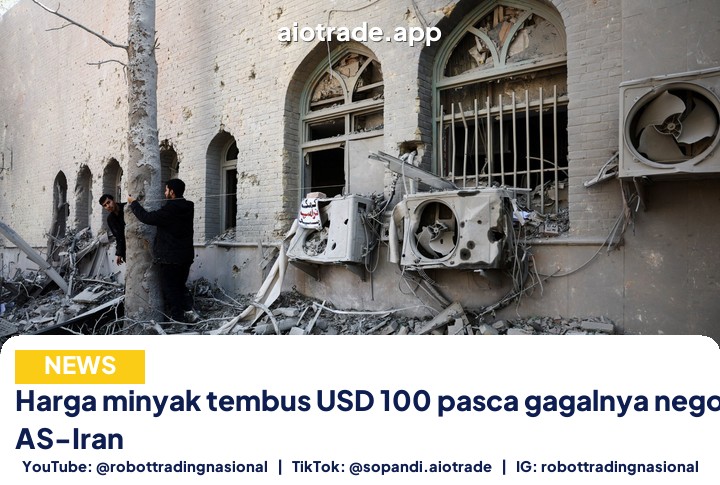 Harga minyak tembus USD - Harga minyak tembus USD 100 pasca gagalnya negosia pt 1