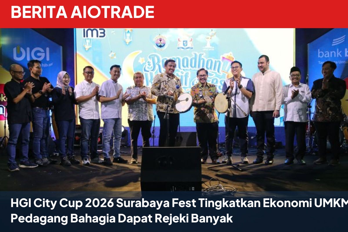 HGI City Cup 2026 Surabaya Fest Tingkatkan Ekonomi UMKM, Pedagang Bahagia Dapat Rejeki Banyak