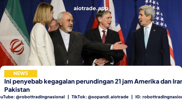 Ini penyebab kegagalan perundingan 21 jam Amerika dan Iran di Pakistan