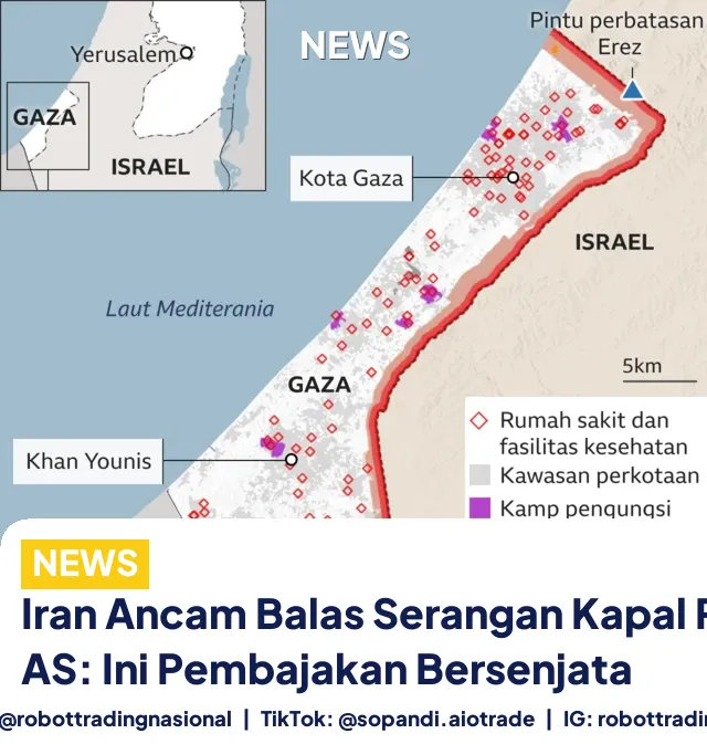 Iran Ancam Balas Serangan Kapal Perusak AS: Ini Pembajakan Bersenjata