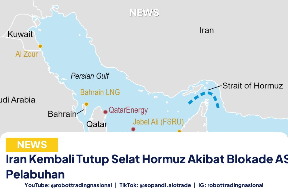 Iran Kembali Tutup Selat - Iran Kembali Tutup Selat Hormuz Akibat Blokade AS  pt 1