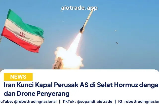 Iran Kunci Kapal Perusak AS di Selat Hormuz dengan Rudal dan Drone Penyerang