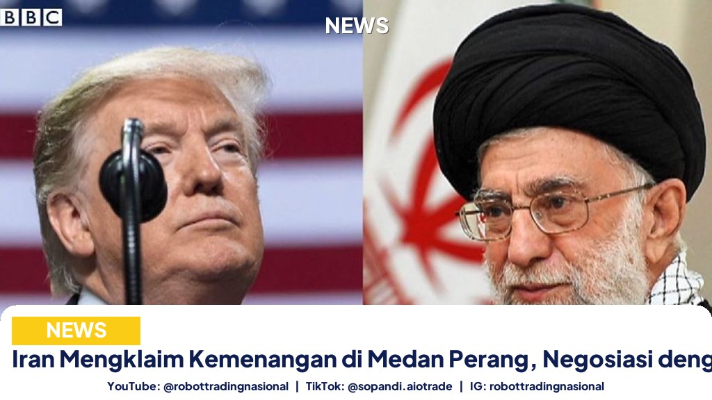 Iran Mengklaim Kemenangan di Medan Perang, Negosiasi dengan AS Tertunda