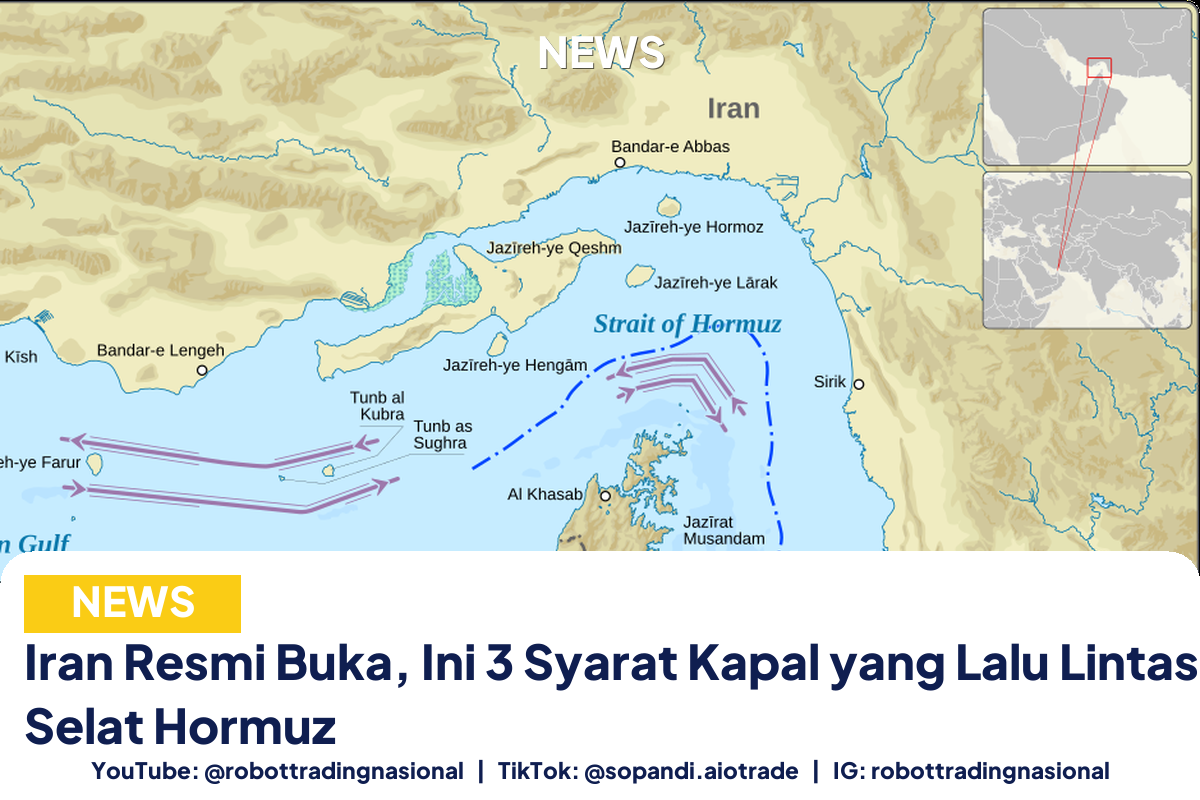 Iran Resmi Buka, Ini 3 Syarat Kapal yang Lalu Lintas di Selat Hormuz