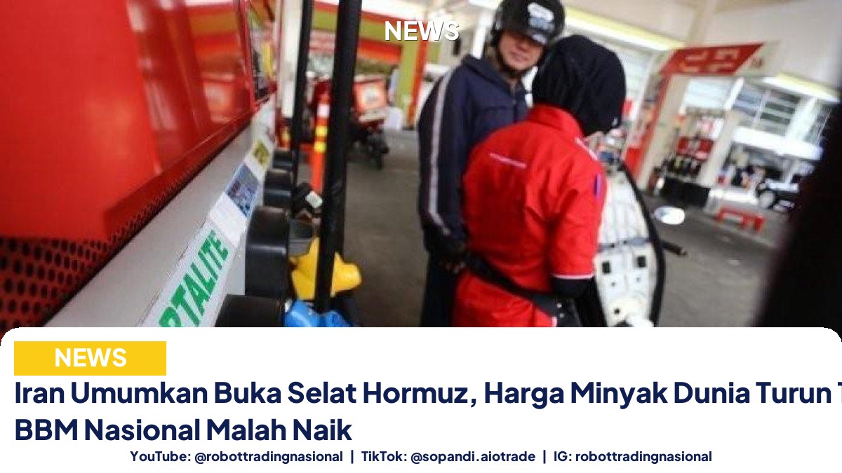 Iran Umumkan Buka Selat - Iran Umumkan Buka Selat Hormuz, Harga Minyak Dunia pt 2
