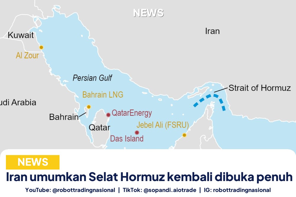 Iran umumkan Selat Hormuz - Iran umumkan Selat Hormuz kembali dibuka penuh pt 1
