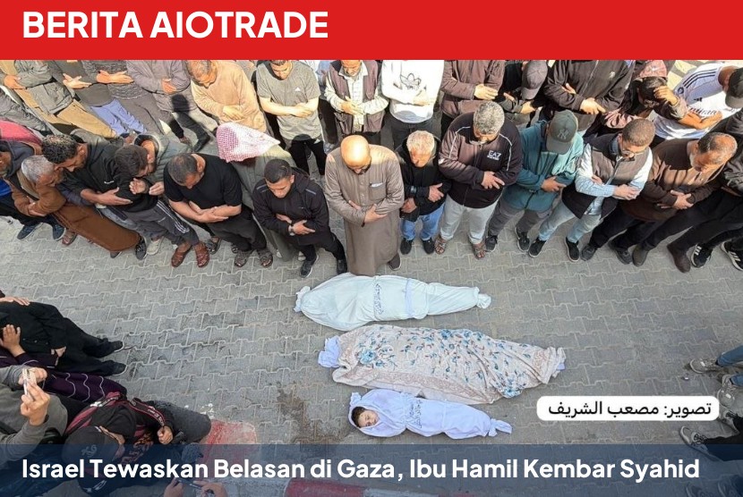Israel Tewaskan Belasan di Gaza, Ibu Hamil Kembar Syahid