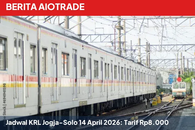 Jadwal KRL Jogja-Solo 14 April 2026: Tarif Rp8.000