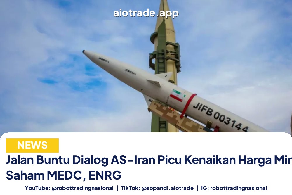 Jalan Buntu Dialog AS-Iran Picu Kenaikan Harga Minyak dan Saham MEDC, ENRG