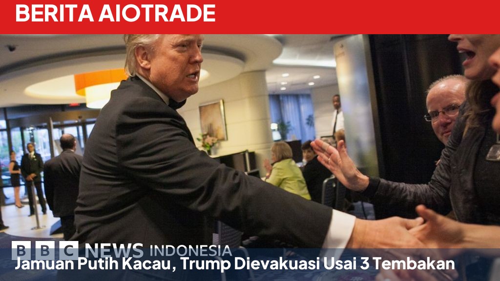 Jamuan Putih Kacau, Trump Dievakuasi Usai 3 Tembakan