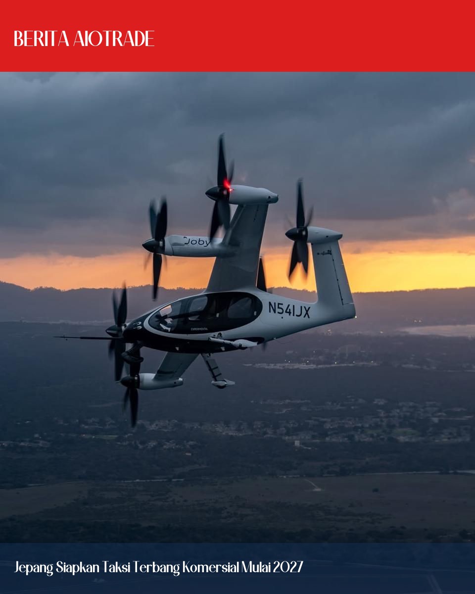 Jepang Siapkan Taksi Terbang Komersial Mulai 2027