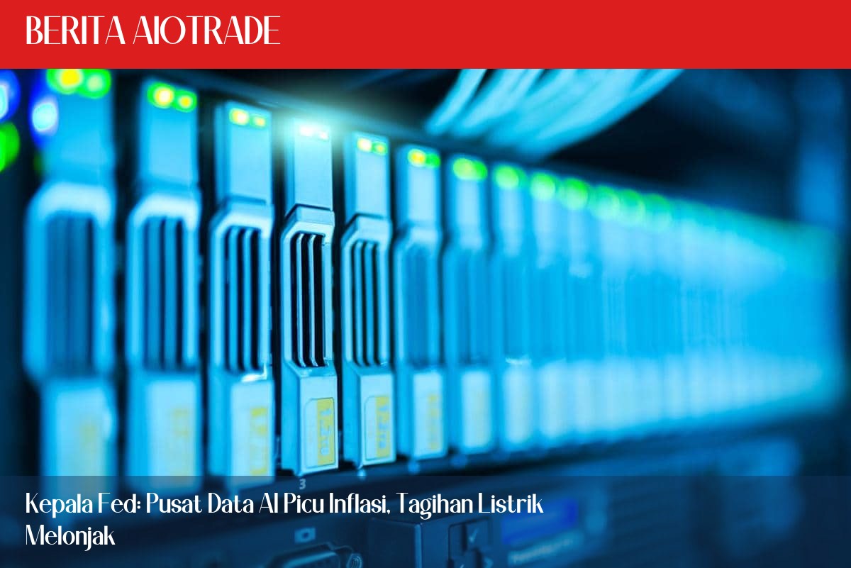 Kepala Fed: Pusat Data AI Picu Inflasi, Tagihan Listrik Melonjak