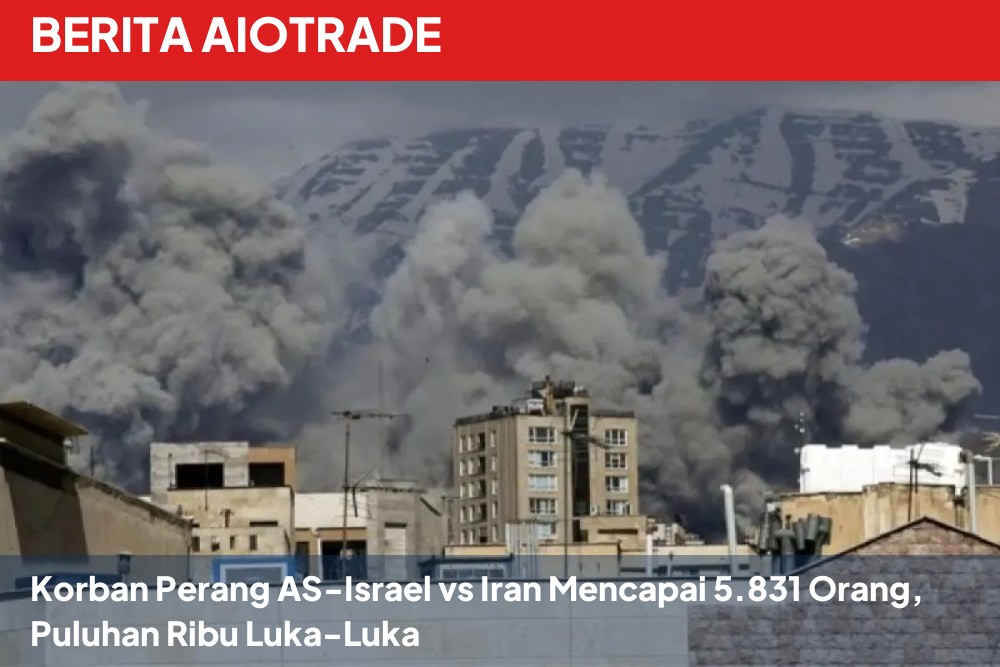 Korban Perang AS-Israel vs Iran Mencapai 5.831 Orang, Puluhan Ribu Luka-Luka