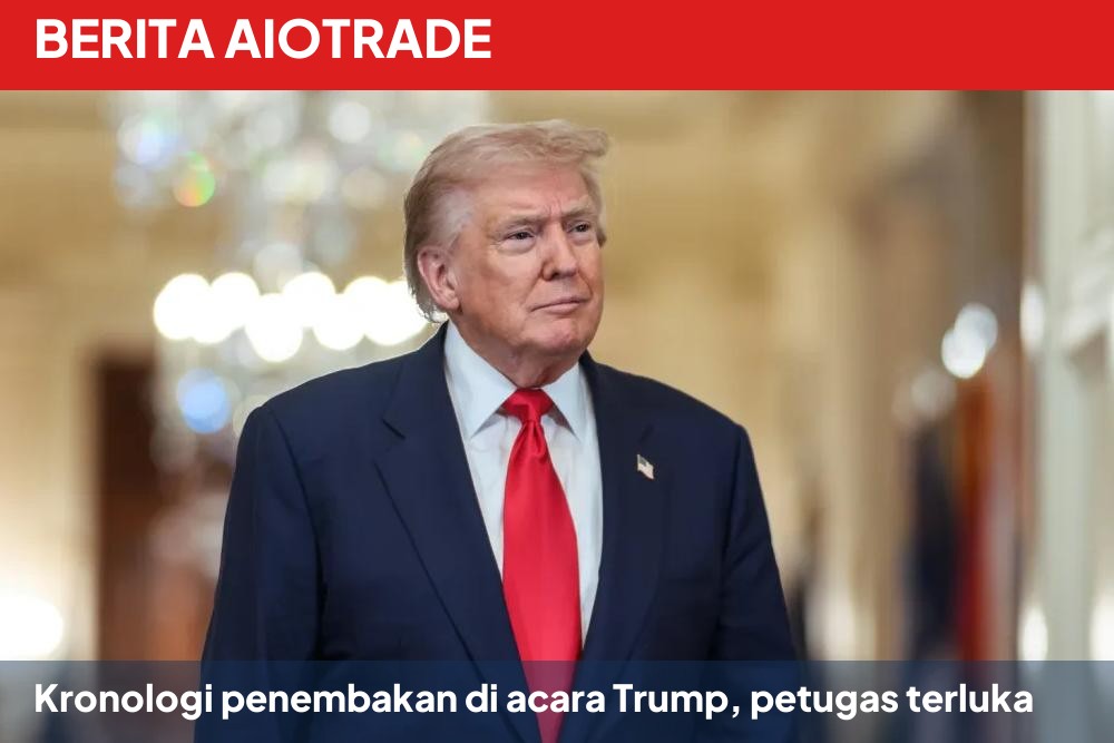 Kronologi penembakan di acara Trump, petugas terluka