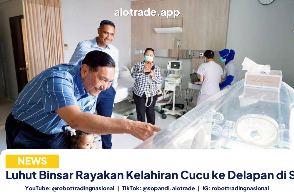Luhut Binsar Rayakan Kelahiran Cucu ke Delapan di Surabaya
