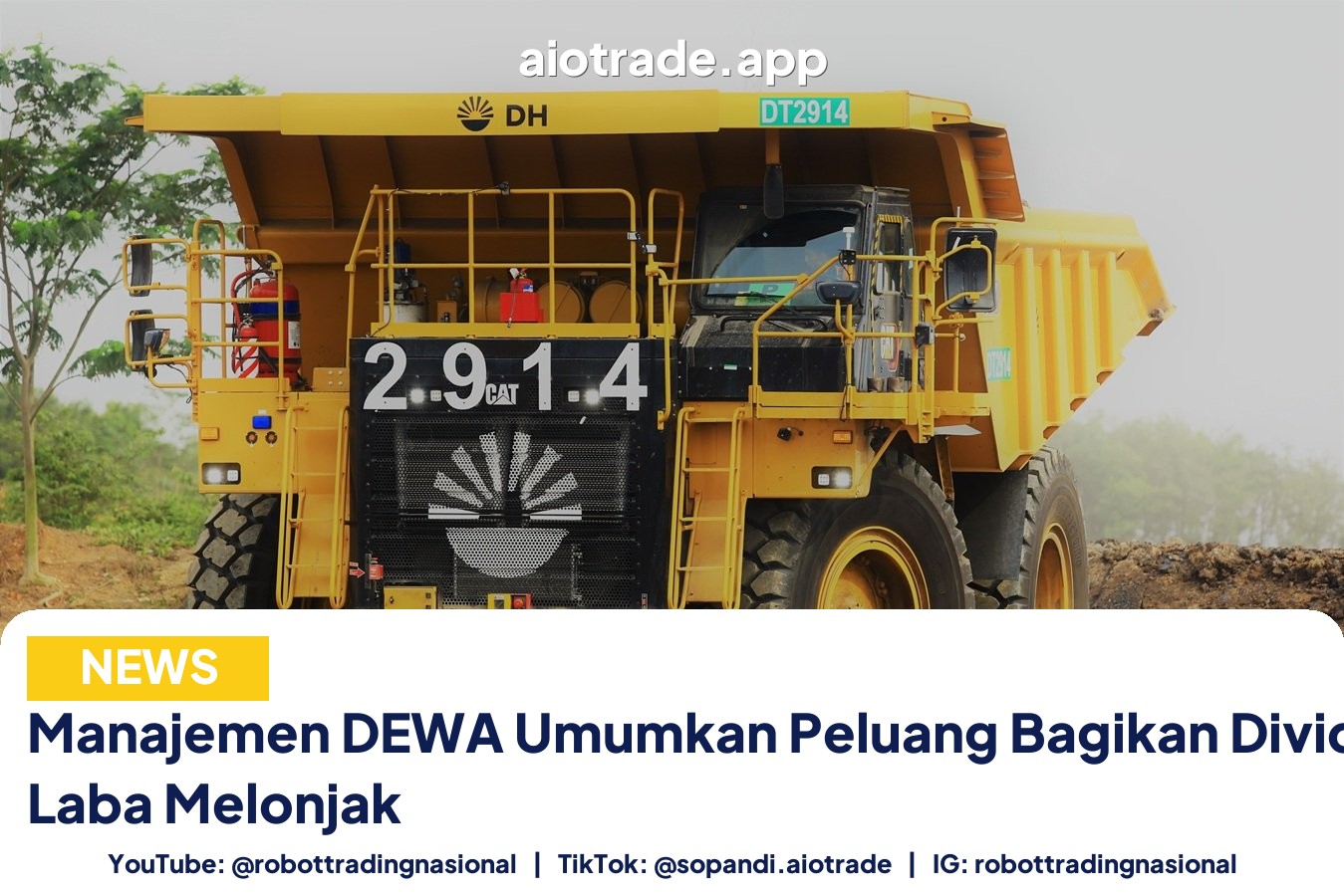 Manajemen DEWA Umumkan Peluang Bagikan Dividen Setelah Laba Melonjak