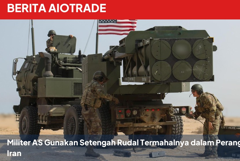 Militer AS Gunakan Setengah Rudal Termahalnya dalam Perang Iran